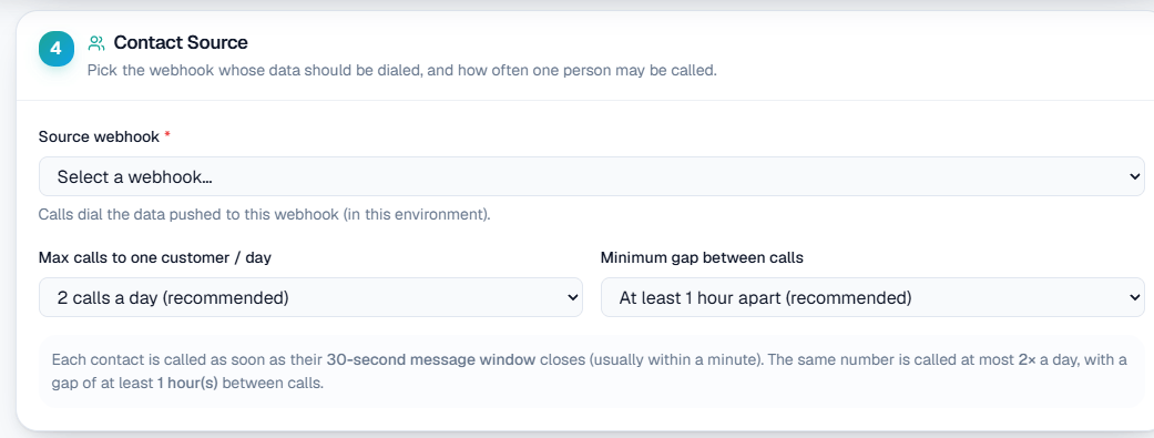 Step 4 for Webhook